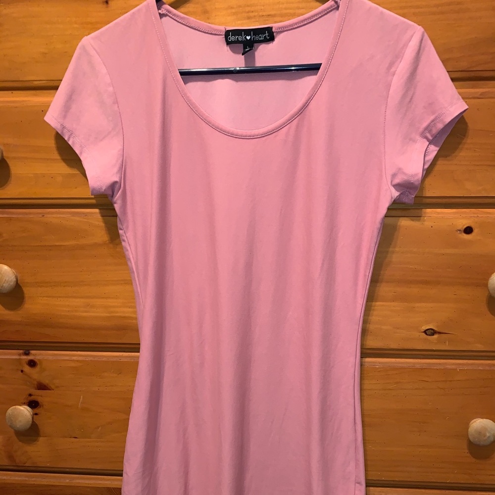 🔥 3/$20 Pink Loose T-shirt Dress